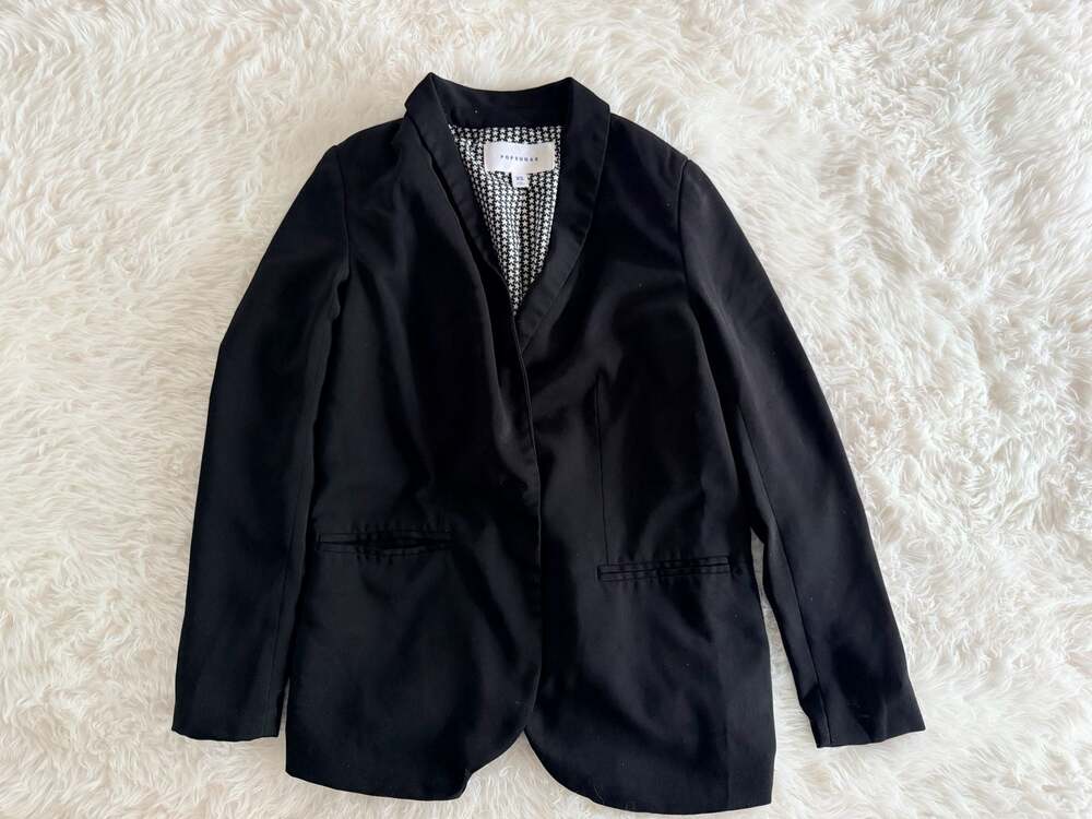 POPSUGAR Black Blazer Jacket Size XS